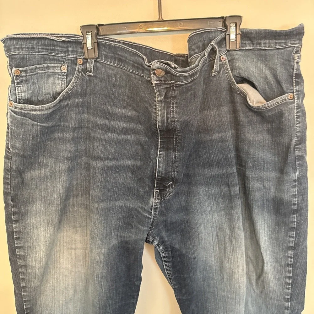 Levi's 559 Jeans Men's 50x28 Blue Denim Relaxed Straight Fit Casual Big and Tall